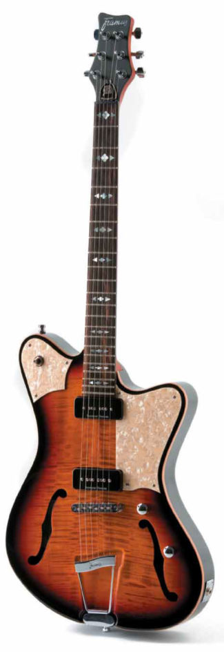 E-Gitarre von Framus, stehend