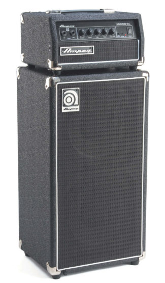 Bass-Verstärker-Stack von Ampeg, schwarz