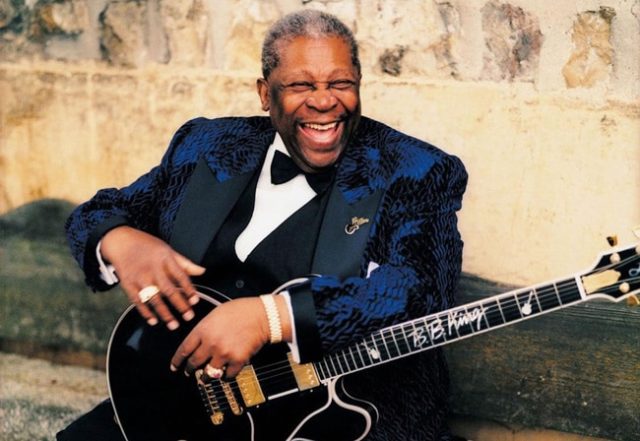 B. B. King mit seiner Lucille