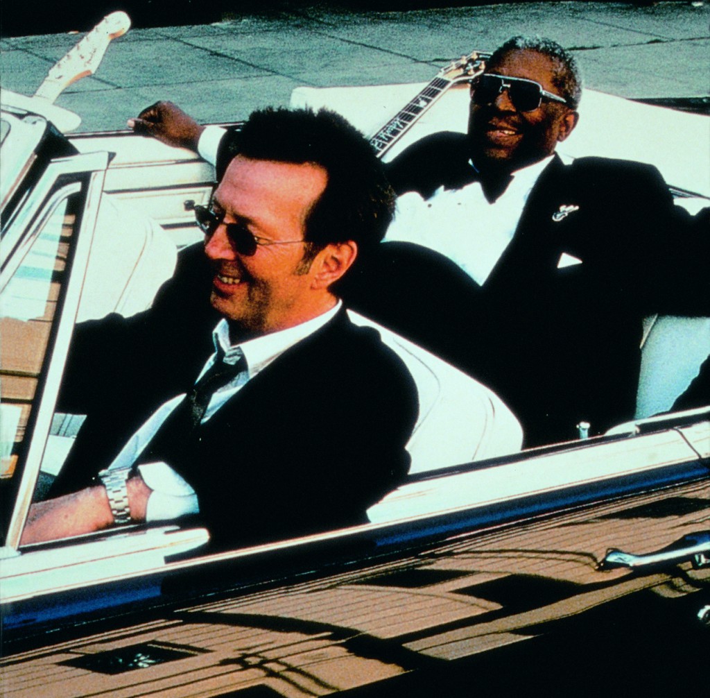 Eric Clapton und B.B. King gemeinsam im Auto