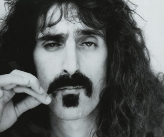 Frank Zappa in Schwarzweiß