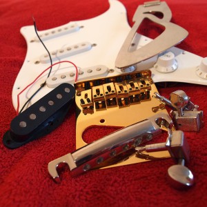 Tuning-Material für eine E-Gitarre