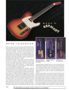 Hoyer Telecaster 1980 11