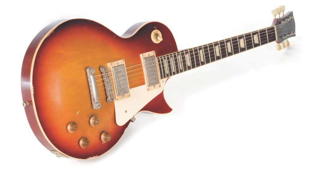 E-Gitarre im Les-Paul-Style von FGN, mit Aging-Finish