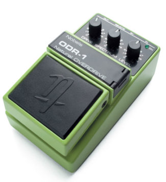 Overdrive-Effektpedal für E-Gitarre, grün, von Nobels