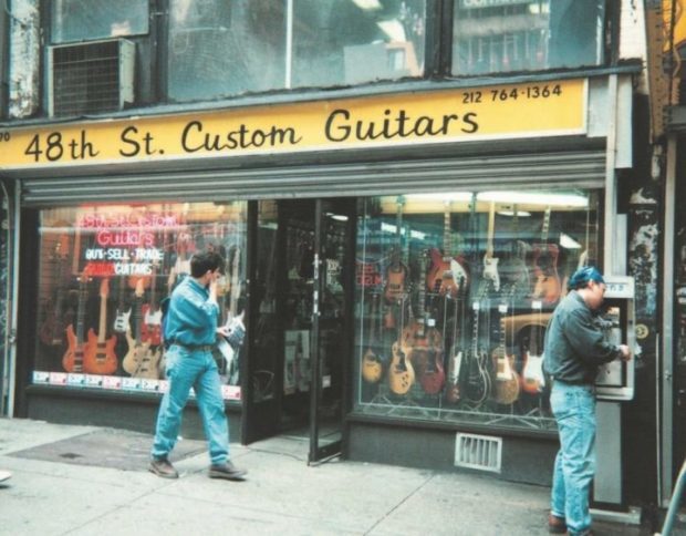 Der ehemalige ESP-Shop 170 W 48th Street in New York im Jahr 1986