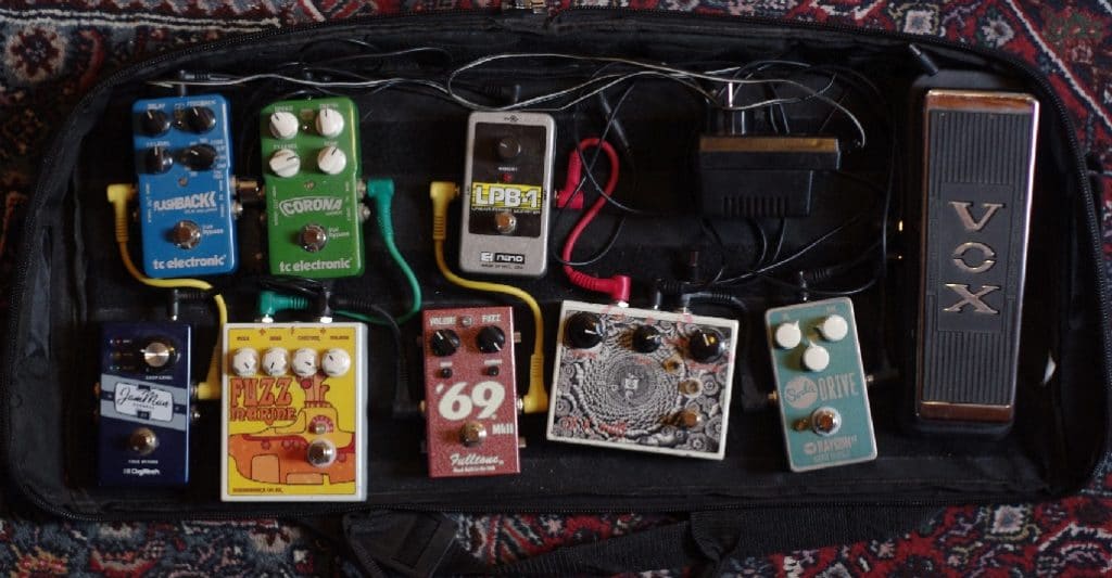 Pedalboard von Michael Kuhn