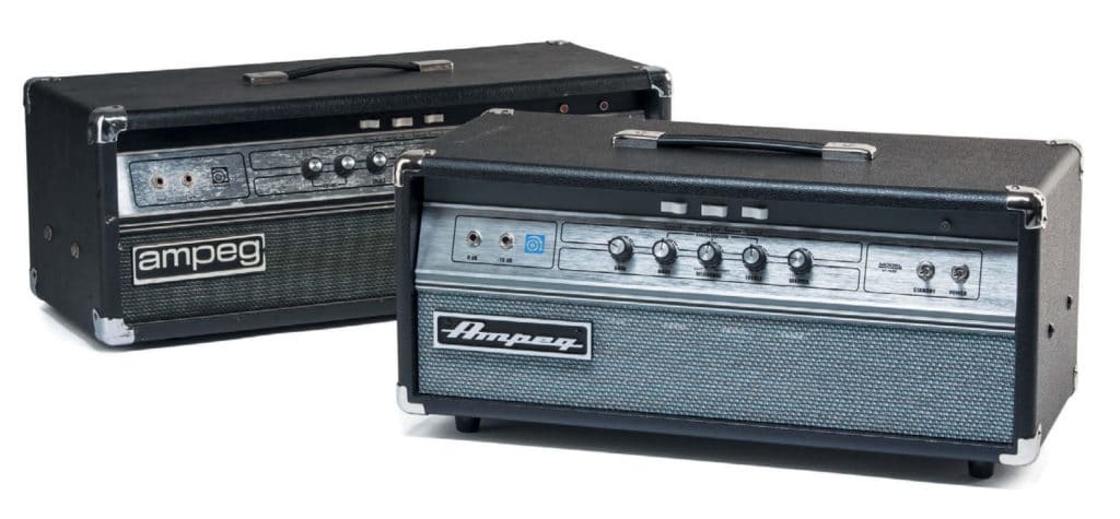 Alter und neuer Bass-Vollverstärker von Ampeg