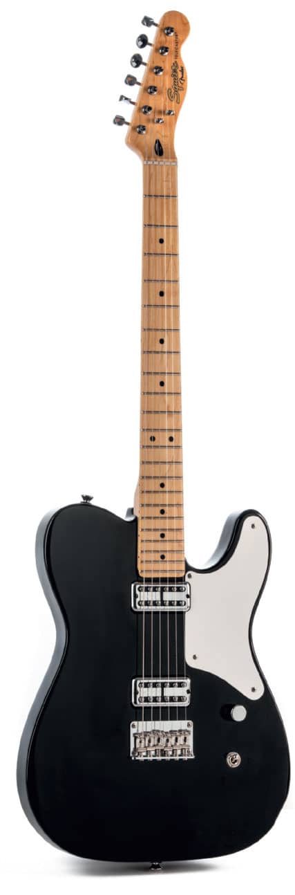 E-Gitarre von Fender, stehend