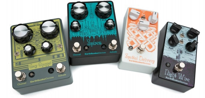 Earthquaker Pedals im Test: Gray Channel, Spires, Spatial Delivery, Night Wire