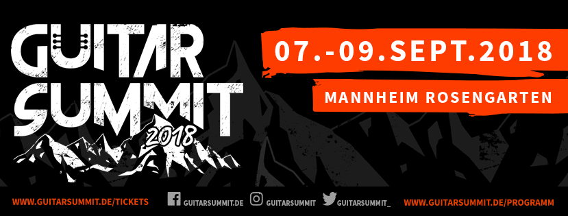 Guitar Summit Tickets On Sale Banner