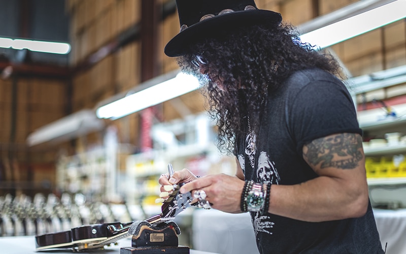 Slash im Gibson Custom Shop