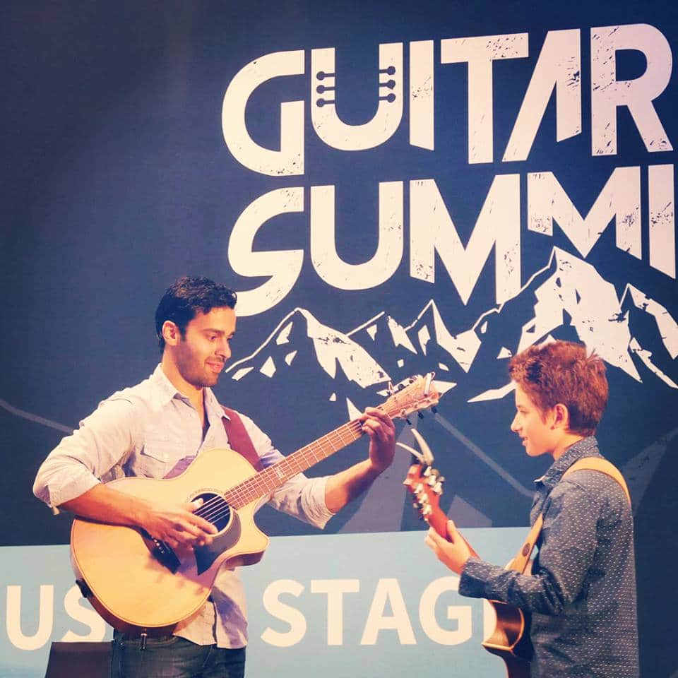 Jamal and Frano jaming at Guitar Summit 2017