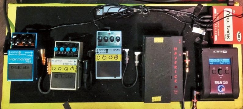 Gus G Pedalboard