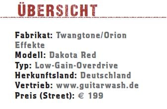 Twangtone Dakota Red