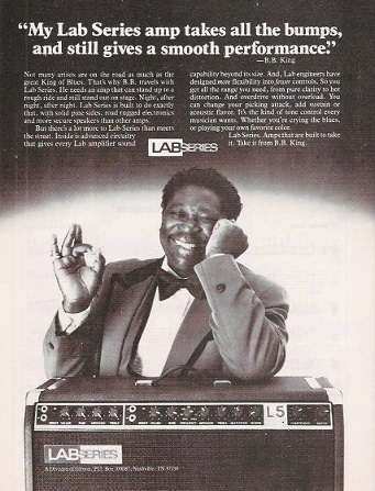 BB King macht Amp-Werbung