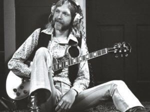 Duane Allman in Schwarzweiß