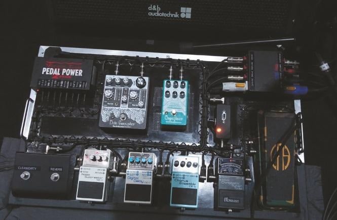 Tyler Bates Pedalboard