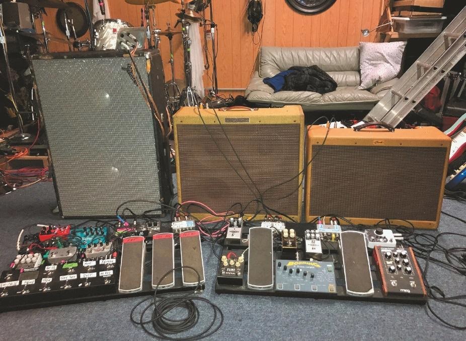 Jim Thomas' Amp & Pedalboard-Setup