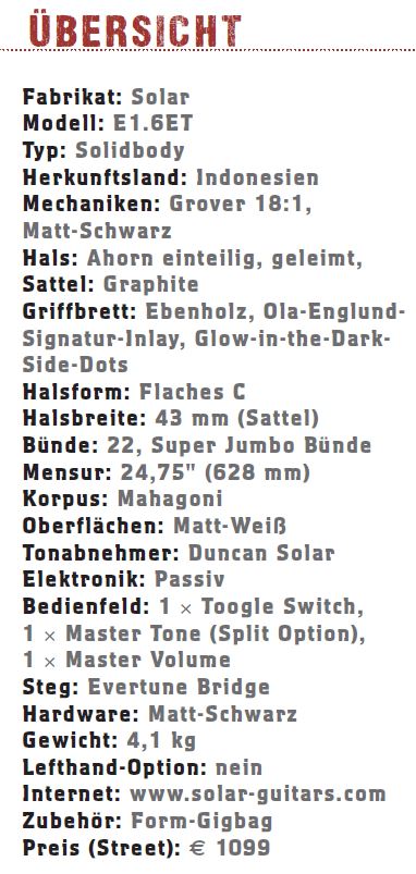 Solar E1.6ET