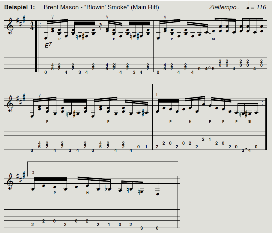 Brent Mason - "Blowin' Smoke" (Main Riff)