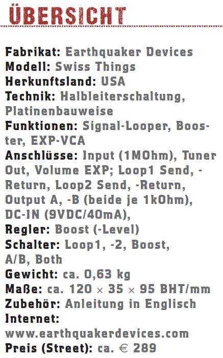 Earthquaker Devices Swiss Things