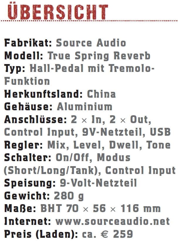 Source Audio True Spring Reverb