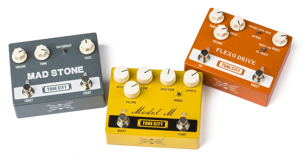 Test: Tone City Mad Stone Fuzz, Model M Distortion & Flexo Drive | GITARRE  & BASS