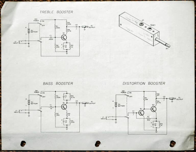 Схема бустера для электрогитары - 86 фото